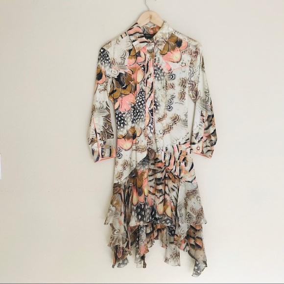 Roberto Cavalli Dresses & Skirts - Roberto Cavalli Vintage 100% Silk Dress SZ XS